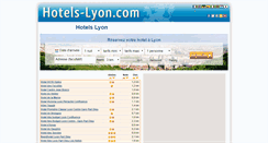 Desktop Screenshot of hotels-lyon.com