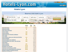 Tablet Screenshot of hotels-lyon.com